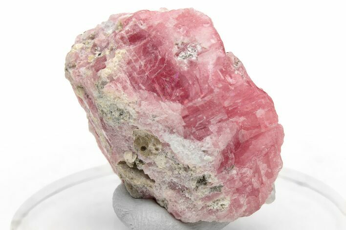 Vibrant Pink Rhodochrosite with Fluorite - Wutong Mine, China #231574